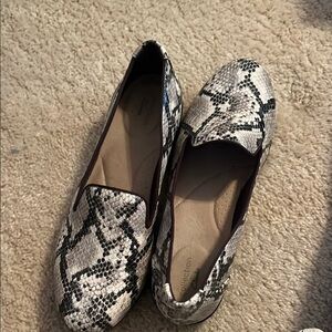 Clarks Women's Snakeskin Loafers